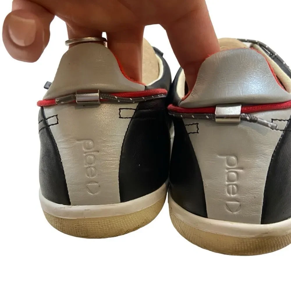 Plae Brand Mulberry Black Leather Sneakers Size 10.5 Men, Size‎ 12 Women